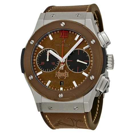 hublot leather wrist watch|luxury men's hublot watches.